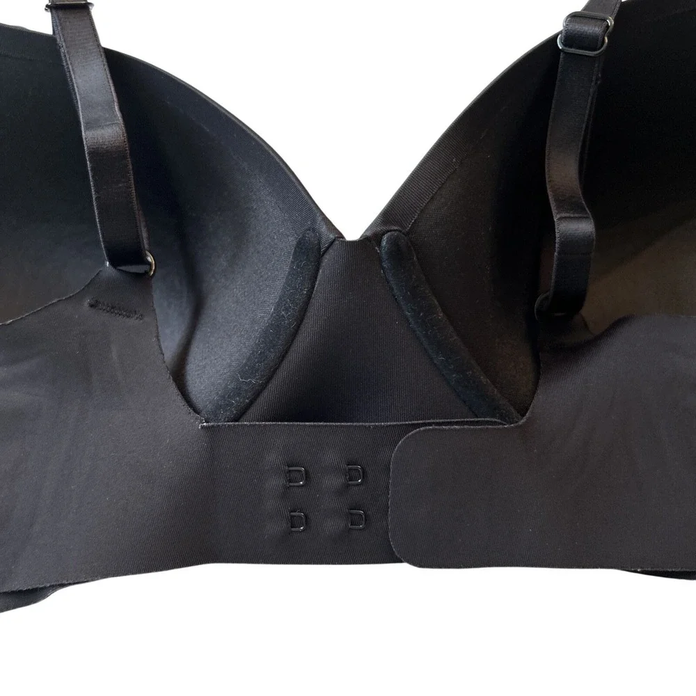 Eby Bra 38C Women's Black‎ Pain-Free T-Shirt Bra 3D Precision Bra Wireless
